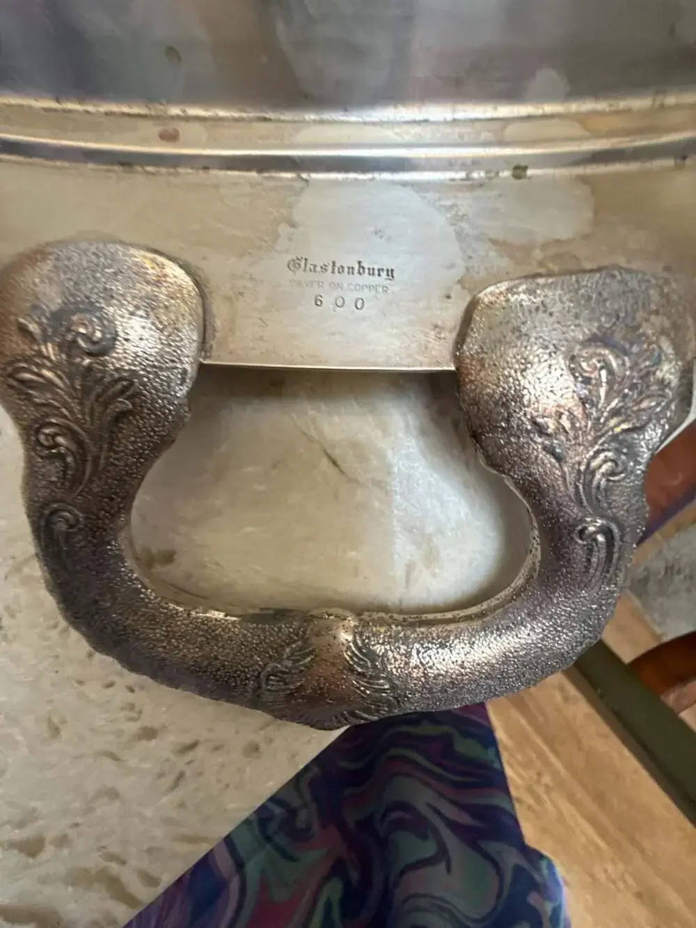 Wallace Silverplate Royal English Shell & Bead Rope 23